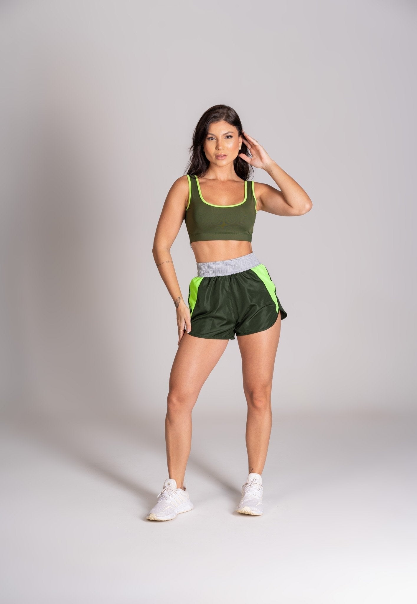 Conjunto Short Pulse Verde