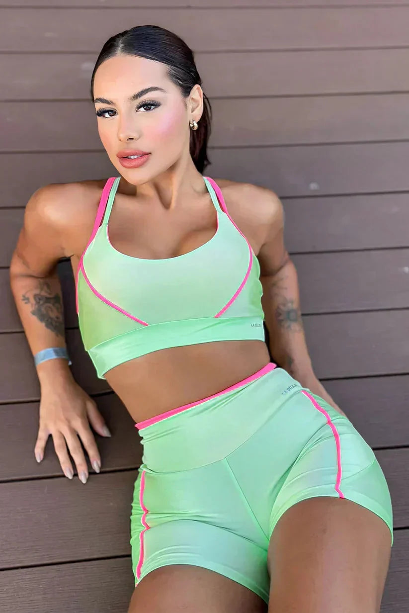 Conjunto Short Fitness Leblon